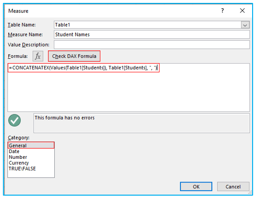 Display text in Pivot Table value area