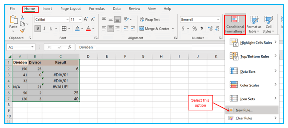 Clean Data in Excel