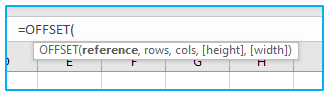 Excel INDIRECT Function and Excel OFFSET Function