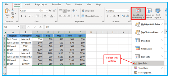 Excel MAX Function with examples