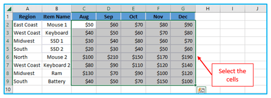 Excel MAX Function with examples
