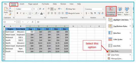 Excel MAX Function with examples