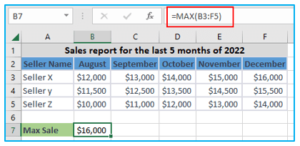 How to use Excel MAX Function in Excel with examples?