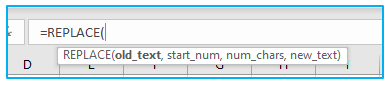 Excel REPLACE and SUBSTITUTE Function