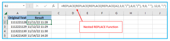 Excel REPLACE and SUBSTITUTE Function