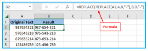 How to use Excel REPLACE and SUBSTITUTE Functions?