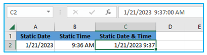 Excel TODAY Function