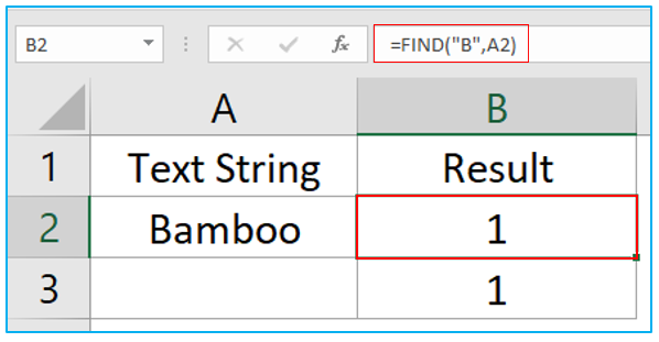 FIND Function and SEARCH Function