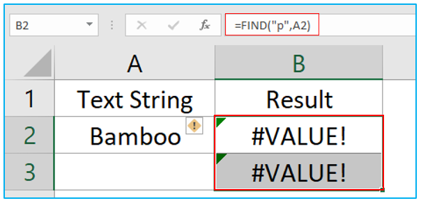 FIND Function and SEARCH Function