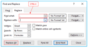 How to use Find and Replace in Excel?