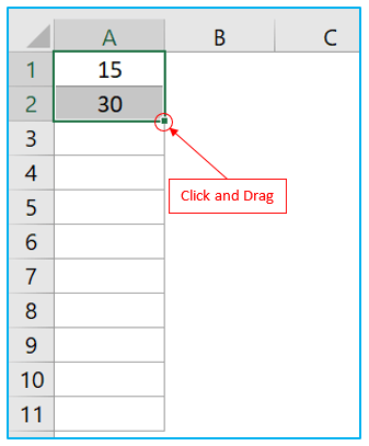 Fill automatically sequential data