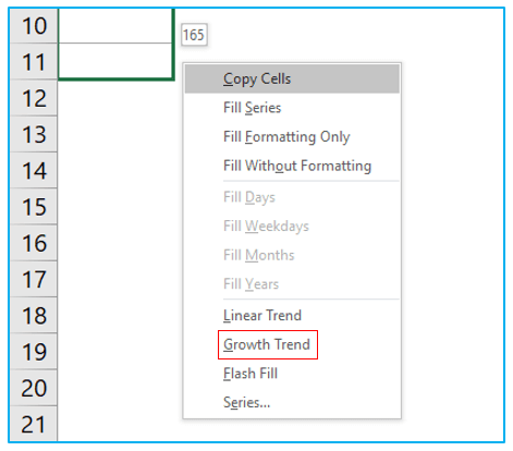 Fill Automatically Sequential Data in Excel