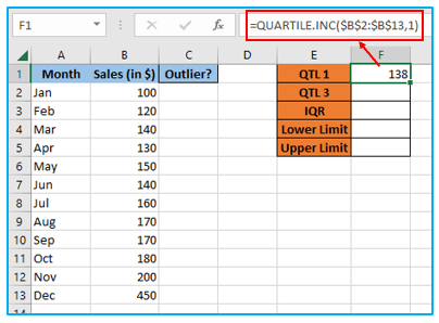 Find outliers in Excel and remove outliers