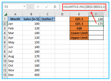 Find outliers in Excel and remove outliers