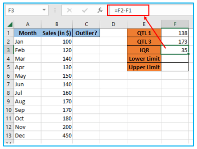 Find outliers in Excel and remove outliers