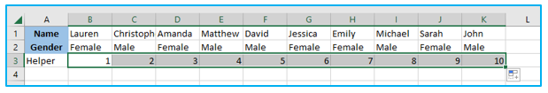 Flip Data in Excel