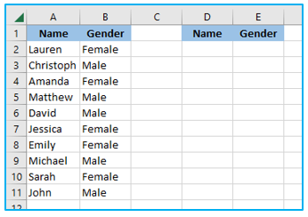 Flip Data in Excel