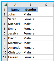 Flip Data in Excel