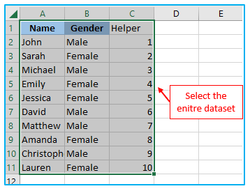 Flip Data in Excel