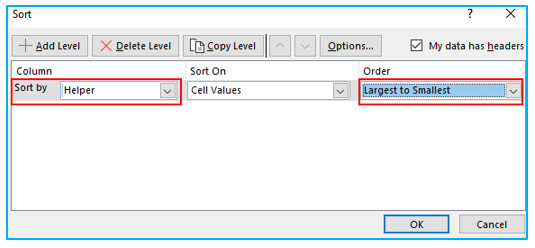 Flip Data in Excel