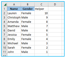 Flip Data in Excel