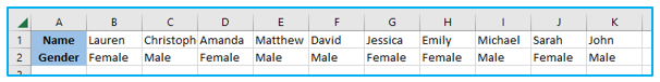 Flip Data in Excel