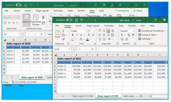 Freeze Rows and Columns in Excel