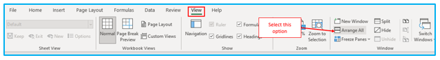 Freeze Rows and Columns in Excel