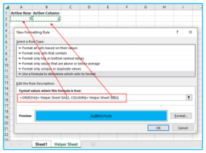 How to Highlight Active Row Column in Excel?
