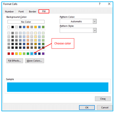 Highlight active row column