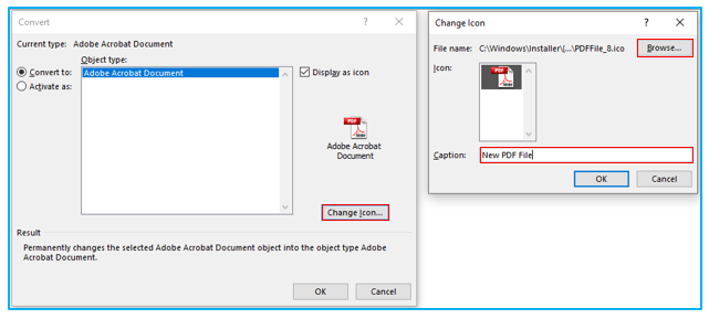 Insert (embed) PDF