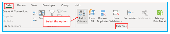 Multiple ways to split text to column