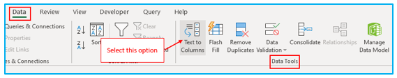 Multiple ways to split text to column