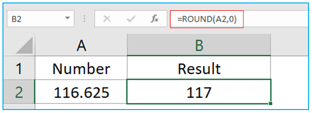 ROUND Function in Excel