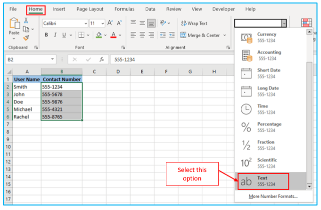 how to add plus sign before number in excel