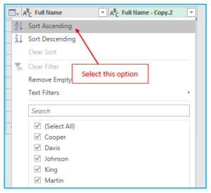How to Alphabetize by last name in Excel?