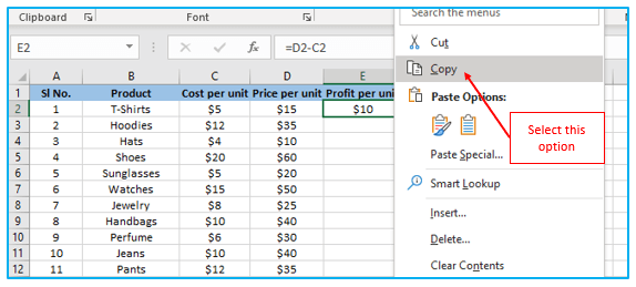 Apply Formula to Entire Column