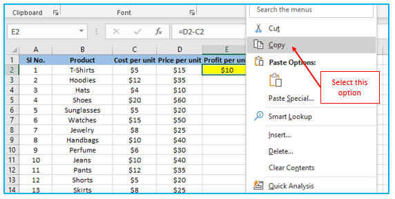 Apply Formula to Entire Column