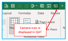Excel Camera Tool and How to Use It