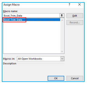 Excel VBA TRIM Function