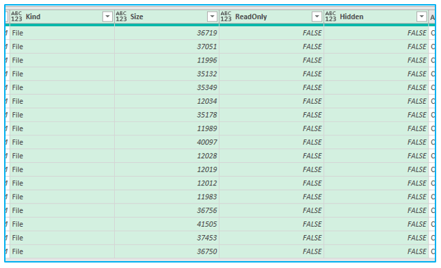 File Names list from a folder