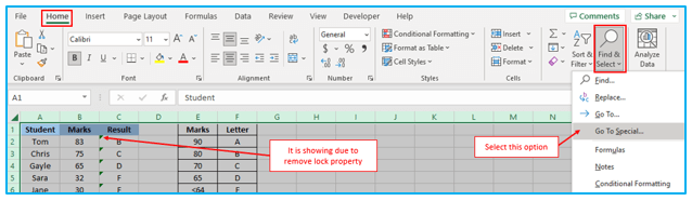 Hide Formulas in Excel