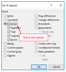 Hide Formulas