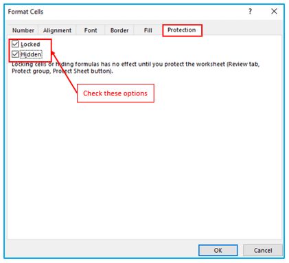 Hide Formulas in Excel