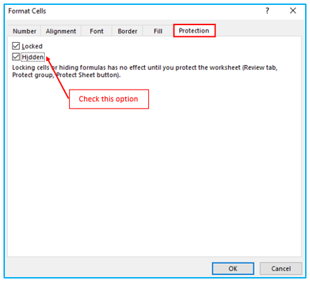 Hide Formulas in Excel