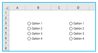 Insert and Use a Radio Button