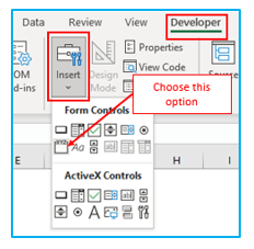 Insert and Use a Radio Button