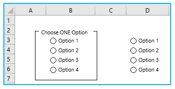 Insert and Use a Radio Button