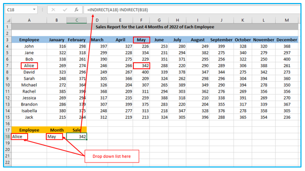 Intersect Operator in Excel