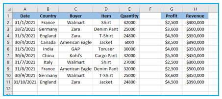 Move Rows and Columns